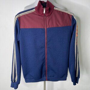 Gucci Kid's Boy's Blue Red Full Zip Track Jacket Size 12